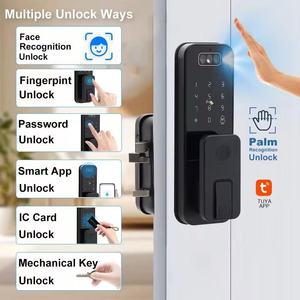 Serrure <span class=keywords><strong>de</strong></span> porte intelligente Auvinx Factory Rim Lock, double mode TUYA <span class=keywords><strong>wifi</strong></span> TUYA BT, reconnaissance faciale, empreinte digitale, <span class=keywords><strong>mot</strong></span> <span class=keywords><strong>de</strong></span> <span class=keywords><strong>passe</strong></span>, étanche, sans clé - Product Image 2