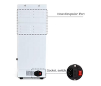Machine de scellage thermique semi-automatique électrique à pression manuelle, 12 pièces/minute, avec coque en fer, pour boîtes et gobelets en plastique