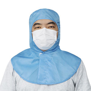 قماش مضاد للكهرباء الساكنة بألوان مخصصة، غطاء رأس صناعي مقاس واحد يناسب الجميع، ألياف بوليستر موصلة للحماية الصناعية - Product Image 6