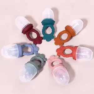 Bpa Free riutilizzabile in Silicone per neonati mangiatoia frutta per neonati cibo fresco ciuccio frutta per bambini