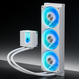 Enfriamiento por Agua para Computadora de Escritorio, Enfriador AIO para CPU, 3 Años de Garantía, Sistema de Enfriamiento por Agua para CPU Uphere de 360 mm, Enfriador ARGB con - Product Image 5