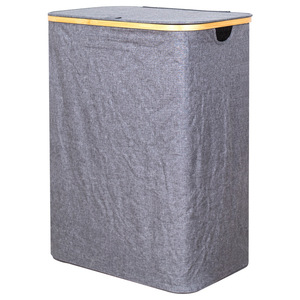 Collapsible Laundry <b>Basket</b> Oxford Cloth <b>Rectangle</b> Foldable Bathroom <b>Storage</b> Clothes Organizer - Product Image 5