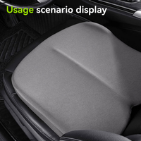 Coussin de siège rehausseur de voiture en mousse à mémoire de forme pour adulte rehausseur de hauteur pour conducteur pour voiture, bureau et maison coussin de siège de chaise