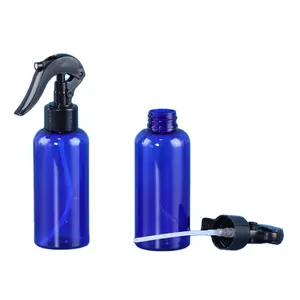 200ml mavi boston yuvarlak plastik pompalı şişe el yıkama için pompa ile şampuan