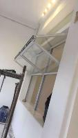 Fenêtre en aluminium Style et taille personnalisés Fenêtres pliantes de balcon revêtues de poudre