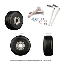 Roues de valise, réparation de roulettes d'avion, rouleaux silencieux, pièces de réparation, roues de valise de 20 pouces et 26 pouces, accessoires