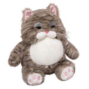 Đồ chơi nhồi bông mèo hoạt hình tùy chỉnh, đồ trang trí nhà cửa, mềm mại, bông polyester PP, thú nhồi bông hình mèo - Product Image 2