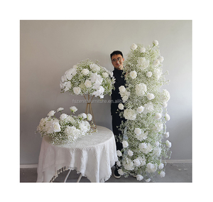 Décoration de mariage, centre de table, arrangement floral, guirlande de fleurs artificielles pour bébé - Product Image 1