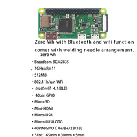 Tek noktadan hizmet Raspberry Pi Zero 2 W WH modeli pico kit 2b raspberry pi 3 model b zero bilgisayar 8gb raspberry pi 4