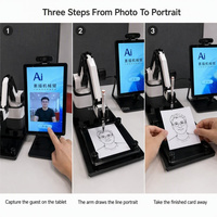 Robot Peintre pour Centre de Divertissement Familial, Centre Commercial, Événementiel, Machine à Dessiner Interactif pour une Expérience Artistique