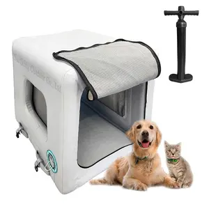 Surfking New Collapsible Dog Kennel Travel Dog Kennel Inflatable Dog Kennel For Outdoor And Travel Crate