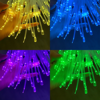 Rideau de lumières interactif en fibre optique, tente lumineuse à LED RGB à effet étoilé, indice de protection IP68, intensité réglable, pour salle sensorielle et thérapie de l'autisme