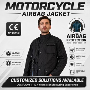 <span class=keywords><strong>Giacca</strong></span> <span class=keywords><strong>da</strong></span> <span class=keywords><strong>Moto</strong></span> Gonfiabile <span class=keywords><strong>con</strong></span> Protezione X-Armor, Equipaggiamento di Sicurezza per Motociclisti Adulti, Logo Personalizzato per Squadre di Corse - Product Image 2