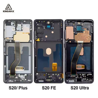 Pantalla de repuesto OLED de 6,78 "para Samsung Galaxy S20 Ultra Fix, piezas de pantalla Super Amoled rotas a precio mayorista