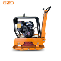 Compacteur de plaques robuste GZD 225 kg, force d'impact 13 CV, moteur à essence, machine compacteuse de terre et de sol réversible