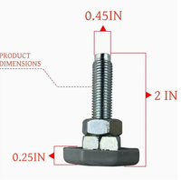 Pied de nivellement réglable pour lave-linge LG AFC72755401 M10*12.5*52 – Support de machine à laver domestique