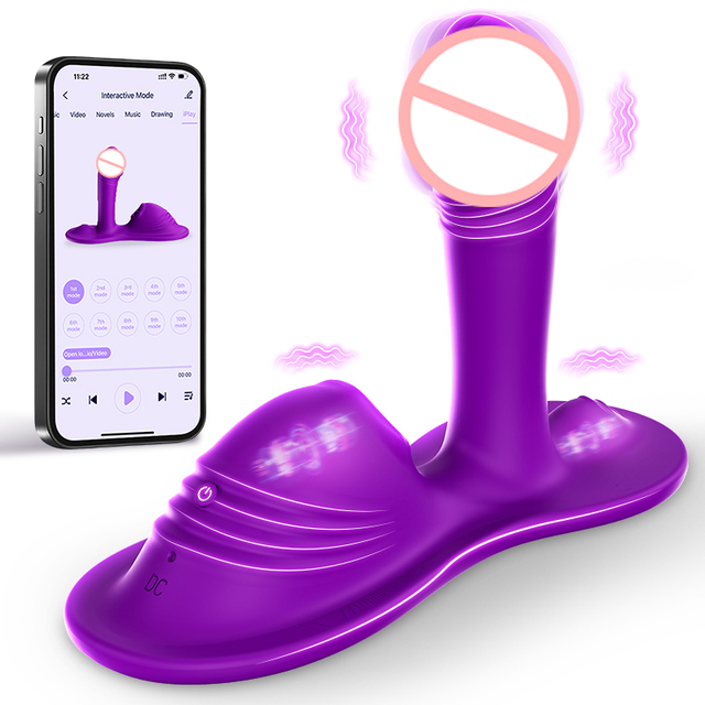 Body-safe Silicone + Abs Lip Licking Style Dildo G-spot Vibrator Sexual Massager with  9 Vibration Licking Modes