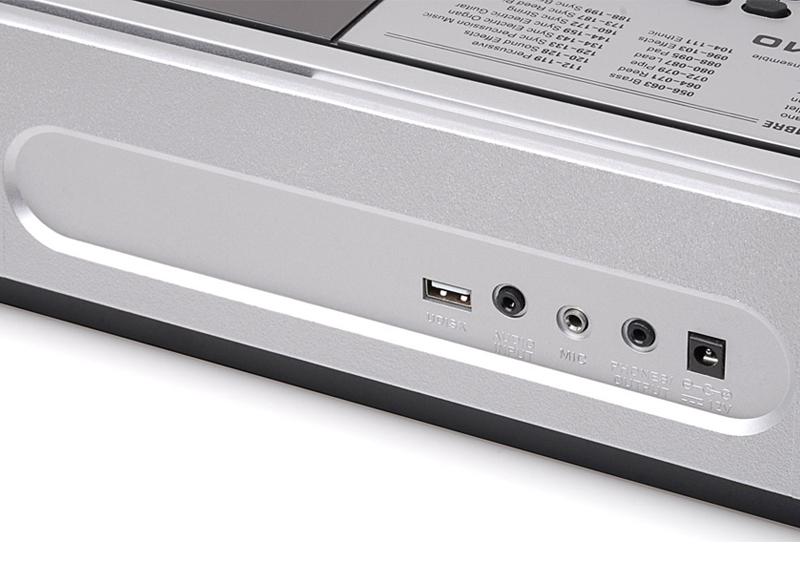 61キーピアノキーボード電子オルガン楽器中国製良質キッズ10ホワイト