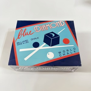Tiza de <span class=keywords><strong>Billar</strong></span> a Base de Aceite Longoni Blue Diamond, 2 Piezas/Caja, Tiza Profesional para Taco de <span class=keywords><strong>Billar</strong></span>, Alto Agarre, Bajo Polvo - Product Image 1