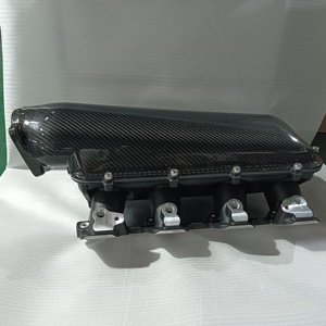 Khô tinh khiết sợi carbon hàng đầu nắp lo-ram Modular intake Manifold phù hợp với LS3 động cơ - Product Image 6