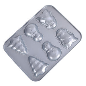 Moule à gâteau <span class=keywords><strong>d</strong></span>'anniversaire en acier au carbone épaissi de qualité alimentaire, motif dessin animé adorable, outils de cuisson du <span class=keywords><strong>pain</strong></span> en gros - Product Image 3