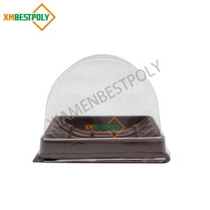 Boîte d'emballage de rouleau de gâteau transparente jetable suisse rouleau tranche conteneur pâtisserie demi-<span class=keywords><strong>cercle</strong></span> Blister boîte - Product Image 2