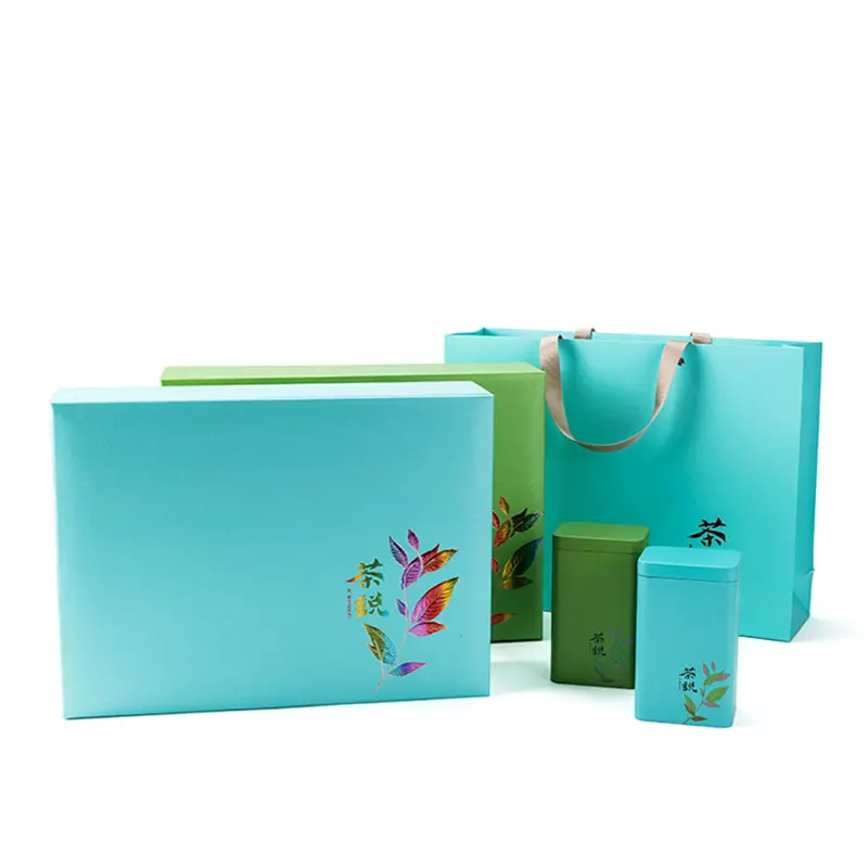 Embalaje de estrellas personalizado para hombre, conjunto de cajas de cartón de colores con logotipo personalizado, para Navidad, Perfume, té, maquillaje, regalo de empresa
