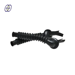 5.5 InchFlexible Accordion Hose Expansion NBR EPDM FKM Silicone Rubber Bellows For Joint