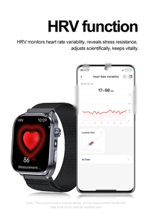 Smartwatch ultra ET572 2.0 pouces écran TFT comptage de pas rappel de médicaments montre de santé intelligente lampe de poche Smartwatch 2025 - Product Image 2