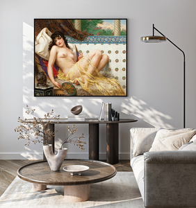 Pinturas al óleo de mujer desnuda de moda y sexy, pinturas al óleo desnudas femeninas, arte de pared de decoración del hogar - Product Image 3