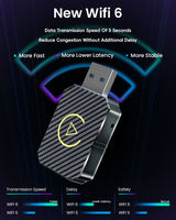 2025 Pabrik OEM Menyediakan Harga Murah Wireless Carplay USB Adapter Dongle Plug and Play 2 in 1 Android Auto untuk Mobil