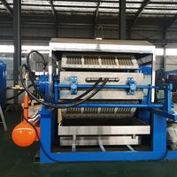 Machine de moulage de pulpe de papier biodégradable FUTUER pour la fabrication de barquettes à œufs, équipement de recyclage de pulpe avec pompe et PLC, capacité de 1000 à 8000 pièces/heure