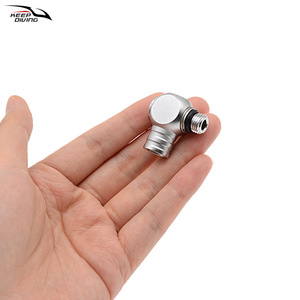 Equipo de buceo, conector giratorio de 360 ​​grados de aleación de aluminio para manguera de baja presión del regulador Bcd - Product Image 3