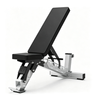 Banc de musculation réglable - Conception ergonomique pliable robuste, cadre en acier au carbone, portable, haute qualité pour utilisation à domicile