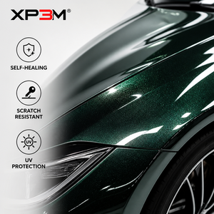 ฟิล์มใสกันรอยรถยนต์ XP3M สีเขียวเมทัลลิกบริติช OEM เงา TPU ความหนา 7.5 มิล ซ่อมแซมตัวเองได้ ป้องกันรอยขีดข่วน ป้องกันสีเหลือง ติดตั้งแบบเปียก - Product Image 5