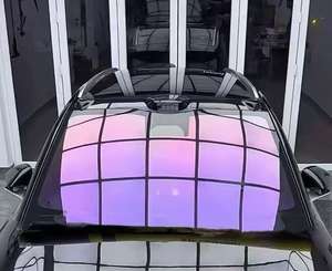 Film solaire pour vitres de voiture en céramique nano 40/60 pouces, couleur <span class=keywords><strong>caméléon</strong></span> violet/bleu, changement de couleur UV, rejet IR à 90 %, garantie 8 ans - Product Image 2