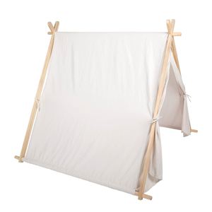 Tente de jeu intérieure en bois avec fenêtre en tissu à ouverture enroulable, pour enfants de 2 ans et plus - Product Image 3