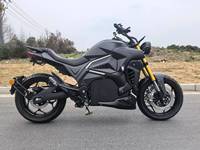 Moto de course électrique à grande vitesse 7000W Moteur de moyeu de roue 72V avec batterie au lithium 80Ah Vitesse 140 km/h Portée 150km pour adultes