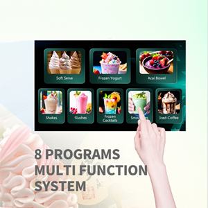 Yourtime Machine à glaces et yaourts glacés à 3 saveurs, mélangeur pour yaourt glacé, machine à glaces italienne automatique pour sundae, machine à glaces molles commerciale - Product Image 2