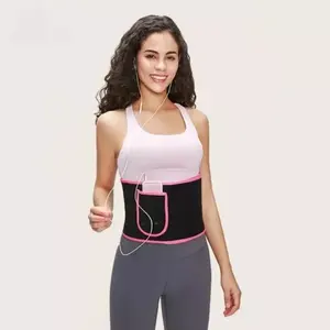 Breathable Neoprene Waist Girdle for Women Sauna Effect <b>Slimming</b> <b>Belt</b> with Pocket, Comfortable & Durable Fitness Accessory for - Product Image 4