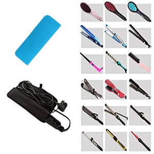 Esterilla de viaje para alisar el <span class=keywords><strong>pelo</strong></span>, bolsa plana de hierro resistente al calor, aislante térmico, muestras de maquillaje gratis - Product Image 5