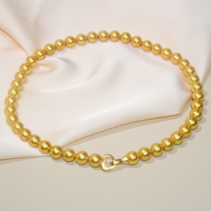 Collier pour femme <span class=keywords><strong>en</strong></span> argent S925 avec fermoir élégant et polyvalent, plaqué <span class=keywords><strong>or</strong></span> <span class=keywords><strong>blanc</strong></span>, nacre, plaqué <span class=keywords><strong>or</strong></span> 18 carats, qualité AAAAA - Product Image 1