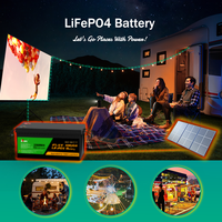 Baterai Lithium Ion 12.8V Lifepo4 100Ah 1280Wh Tahan Lama untuk Pengganti Aki Timbal Asam Mesin, BMS 4000-10000 Siklus