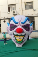 Décoration d'ambiance festive d'Halloween, clown gonflable