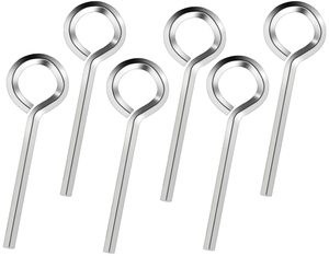 Set di chiavi a Dogging esadecimali <span class=keywords><strong>in</strong></span> metallo da 5/32 <span class=keywords><strong>pollici</strong></span> con chiavi Standard a ciclo completo da 6 pezzi per dispositivi di uscita antipanico a barra Push argento - Product Image 1