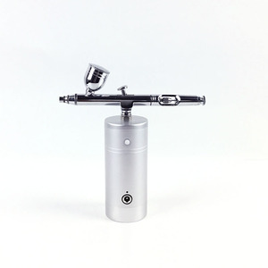 Kit d'aérographe électrique avec mini-pompe portable rechargeable par USB, alimentation par gravité, double action, vitesse réglable, outil de peinture artistique - Product Image 2