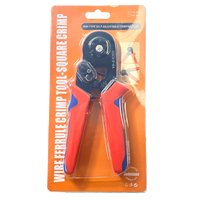 Pince à sertir pour câbles HSC8 23-7AWG 6-6A, outil de sertissage auto-ajustable, jeu de pinces, embouts de câbles, embouts de câbles en forme de lacet, kit de bornes