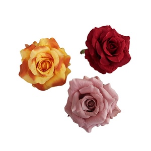 Cabeza de Rosa Artificial con Diamantes para Decoración de Bodas, Arreglo Floral para Guías de Caminos, Rosa Montaña Nevada - Product Image 5