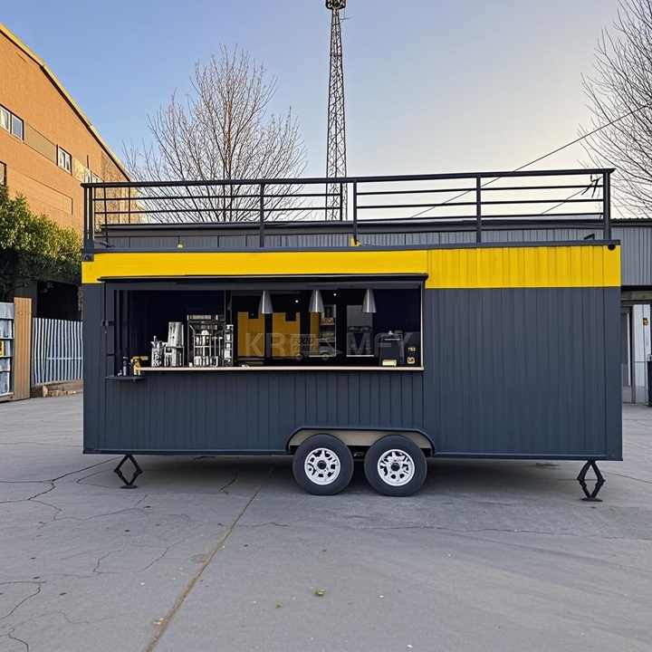 Prefab Shipping Pop Up Coffee Shop Restaurant Mobile Container Bar Cafe Kiosk Booth Use Steel Prefabricated House