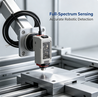 Capteur photoélectrique autonome Keyence Lr-W70, boîtier ABS, spectre complet pour la détection d'objets industriels, CE